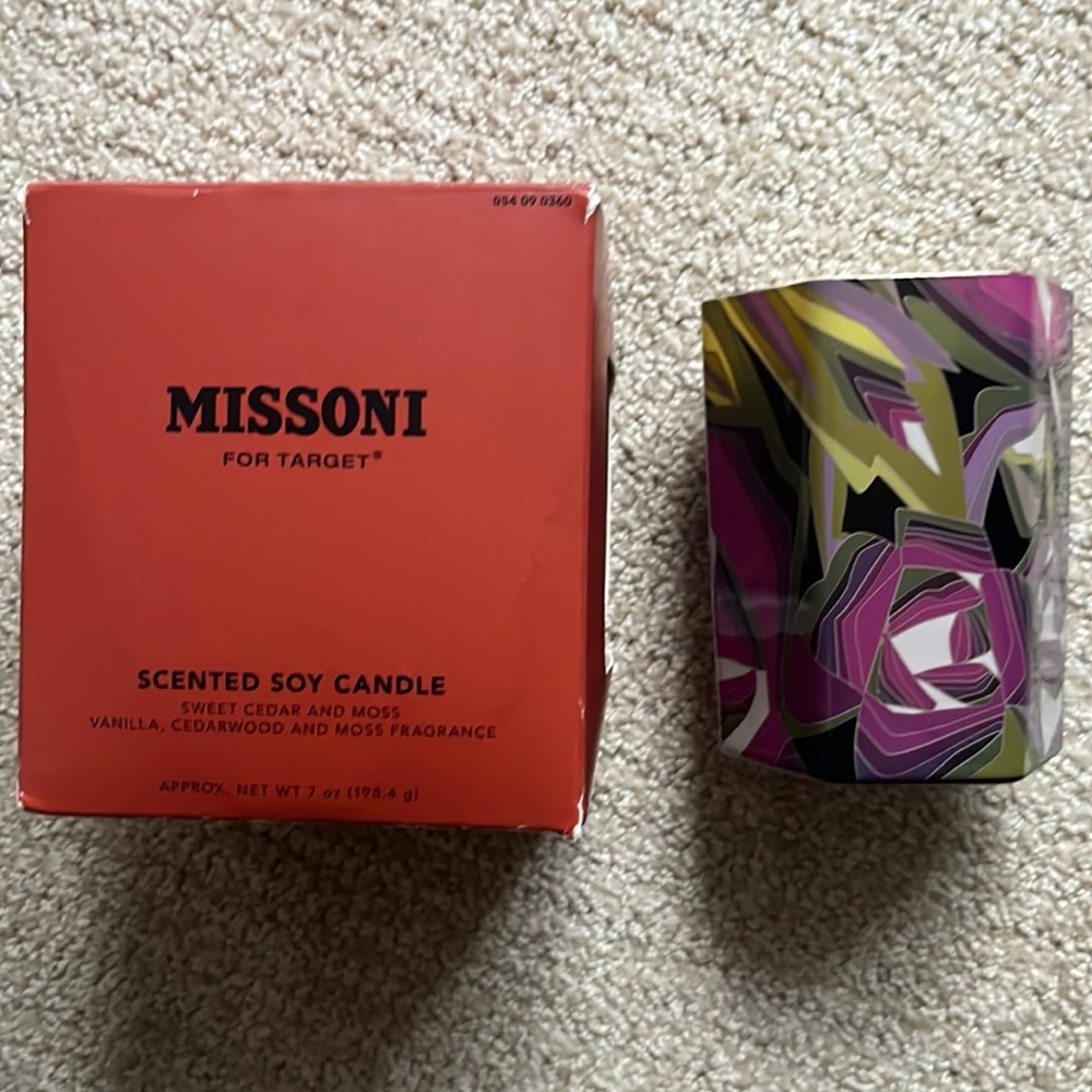 Missoni for Target soy candle